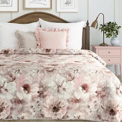 Narzuta dekoracyjna FLORINA 220x200 pudrowy