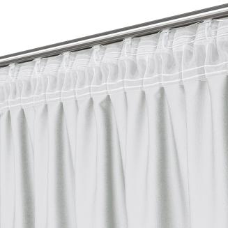 Zasłona gotowa na taśmie DORA Eurofirany biały