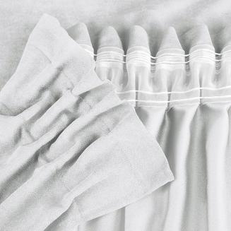 Zasłona gotowa na taśmie DORA Eurofirany biały