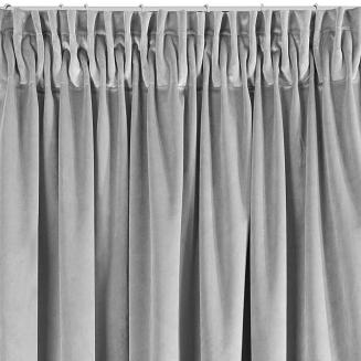 Zasłona gotowa na taśmie VILLA 140x270 Eurofirany stalowy