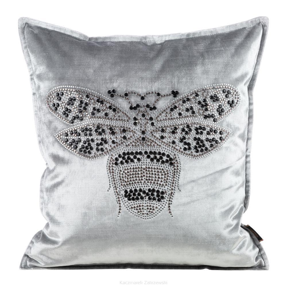Poszewka dekoracyjna ROYAL 45x45 Eurofirany srebrny