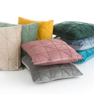 Poszewka dekoracyjna SQUER 40x40 Eurofirany jasnobeżowy