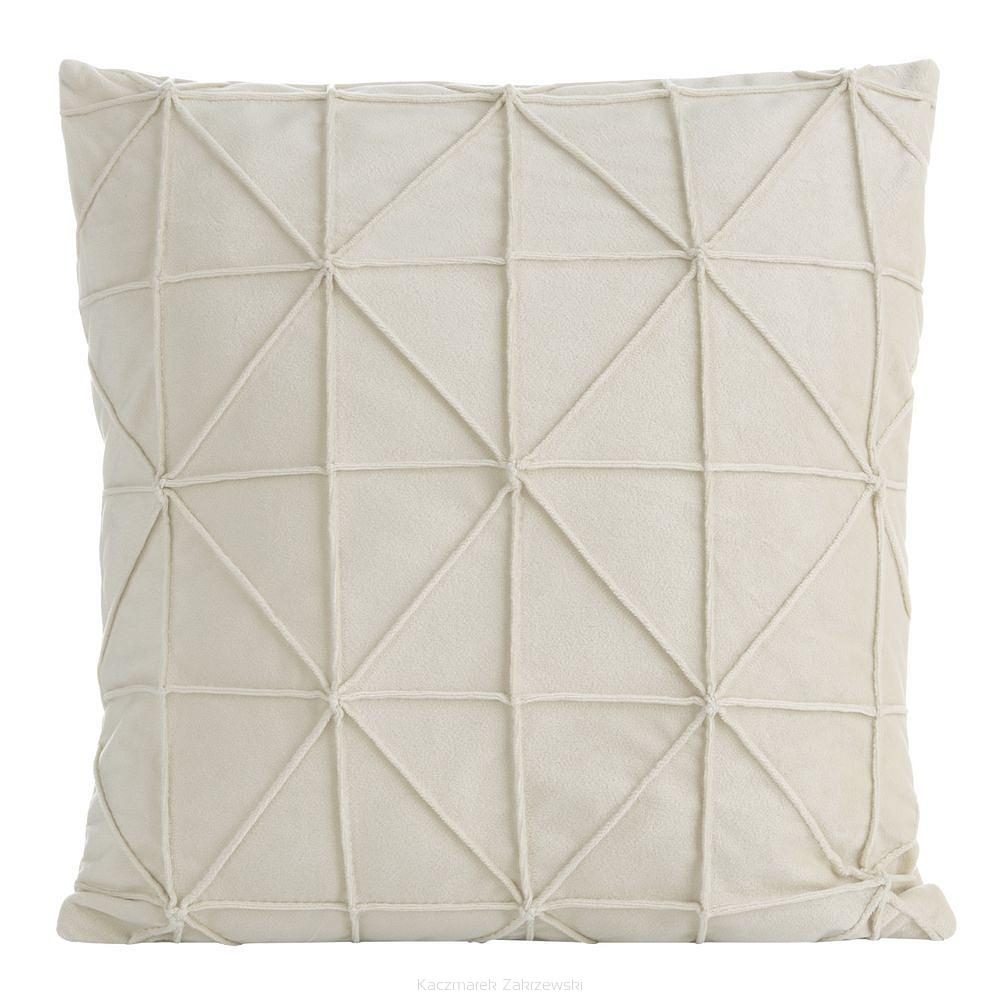 Poszewka dekoracyjna SQUER 40x40 Eurofirany jasnobeżowy