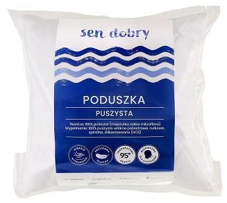 Poduszka antyalergiczna pikowana Sen Dobry 40x40 puszysta biała