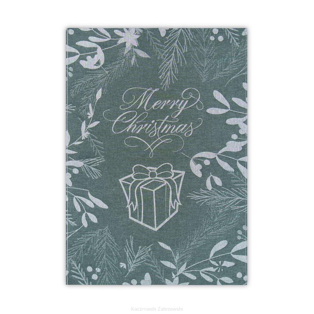 Ścierka kuchenna świąteczna ZWOLTEX Christmas Charm zielona