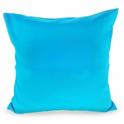 Poszewka satyna bawełniana 50x60 turkusowa