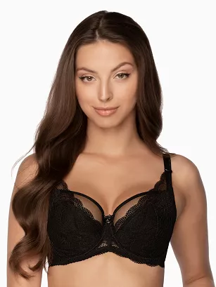 Biustonosz GAIA Semi-Soft Veronika2 931 półusztywniany czarny