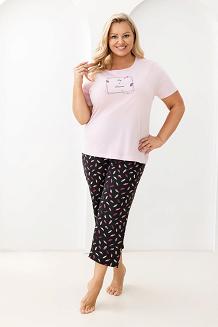 Piżama damska REGINA kod 733 róż