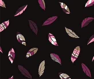 Piżama damska REGINA kod 733 różowa brązowa spodnie w piórka