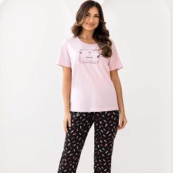 Piżama damska REGINA kod 733 róż