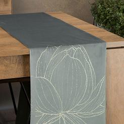 Obrus dekoracyjny BLINK 35x180 Eurofirany srebrny