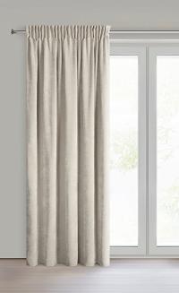 Zasłona gotowa na taśmie NILO 140x270 Eurofirany beżowy