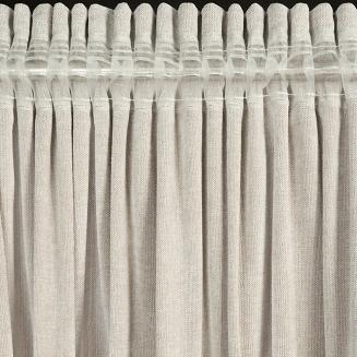 Zasłona gotowa na taśmie NILO 140x270 Eurofirany beżowy