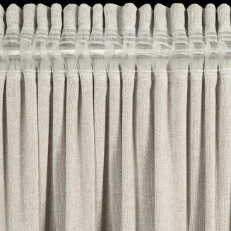 Zasłona gotowa na taśmie NILO 140x270 Eurofirany beżowy