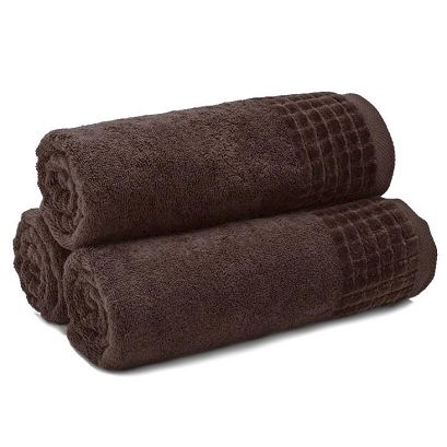 Ręcznik kąpielowy Larisa 70x140 brązowy