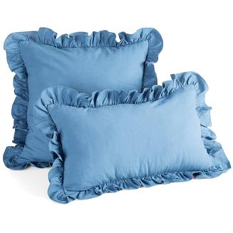 Poszewka dekoracyjna FALBANKA 45x45 Eurofirany pudrowy