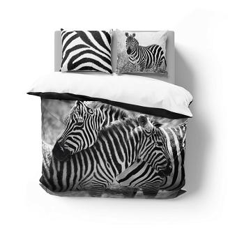 Pościel bawełniana 160x200 NATURA zebra