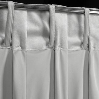 Zasłona gotowa na taśmie ALITA 140x250 Eurofirany srebrny