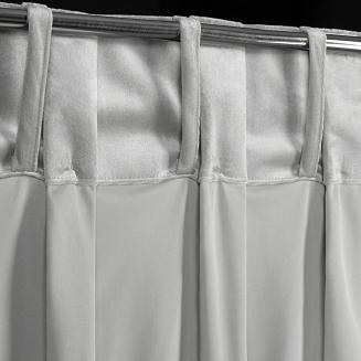 Zasłona gotowa na taśmie ALITA 140x250 Eurofirany srebrny