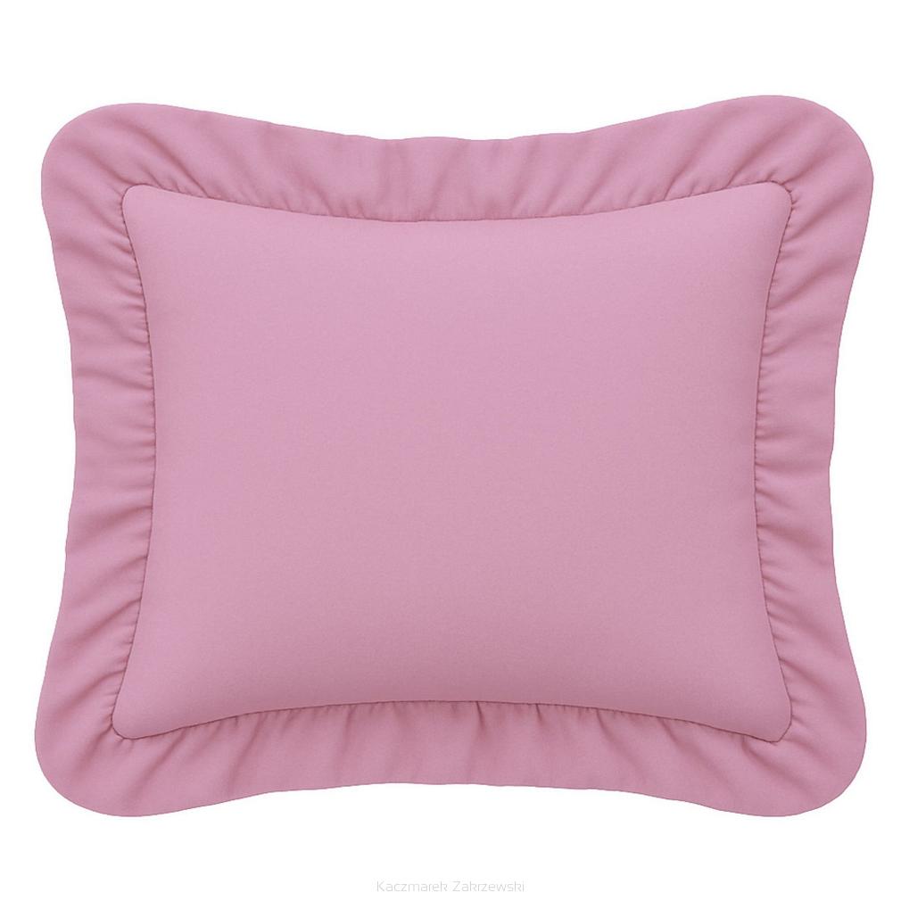 Poszewka do pościeli z falbanką RUFFY 70x80 różowa