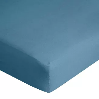 Prześcieradło jersey z gumką  140x200 Design91 ciemnoniebieski