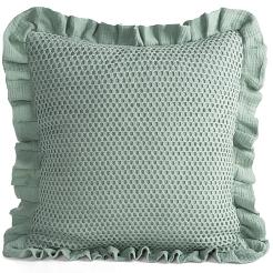 Poszewka dekoracyjna MUSLIN 45x45 Eurofirany szałwiowy