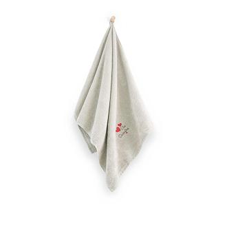 Ręcznik bawełniany 50x90 Zwoltex Dla Dziadka piaskowy