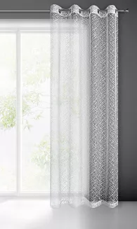 Firana gotowa na przelotkach AMANDA 140x250 Eurofirany biały
