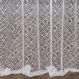 Firana gotowa na przelotkach AMANDA 140x250 Eurofirany biały