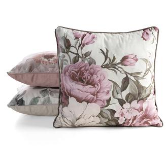 Poszewka dekoracyjna PEONY 45x45 Eurofirany kremowy