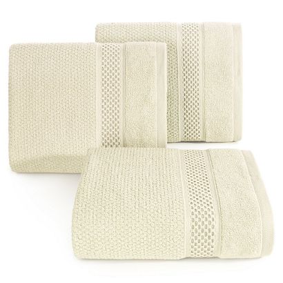 Ręcznik bawełniany DANNY 70x140 Eurofirany kremowy