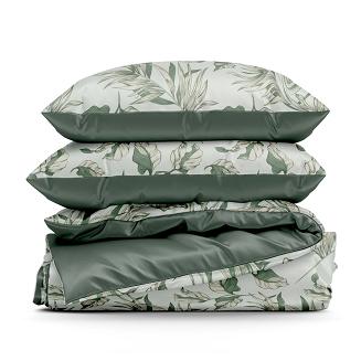 Pościel bawełniana DONNA 160x200 Design91 zielony