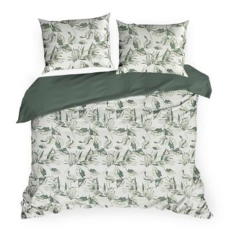 Pościel bawełniana DONNA 160x200 Design91 zielony