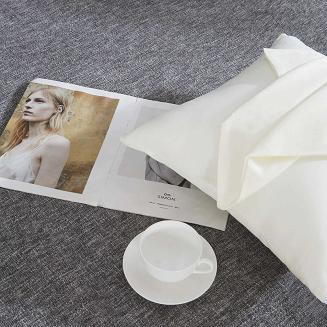 Poszewka satyna bawełniana SIN 40x40 ecru