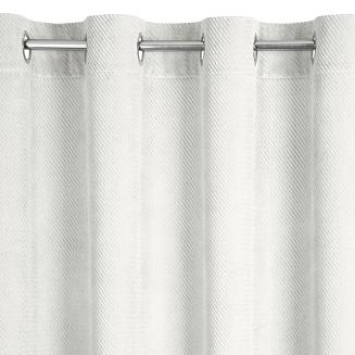 Zasłona gotowa na przelotkach ELIZA 140x250 Eurofirany biały