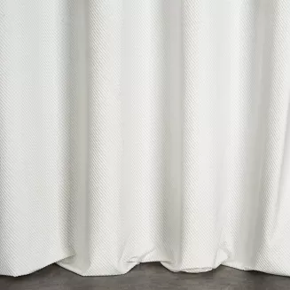 Zasłona gotowa na przelotkach ELIZA 140x250 Eurofirany biały