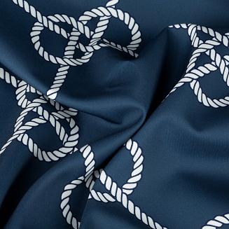 Zasłona gotowa na szelkach GARDEN 155x240 Eurofirany granatowy