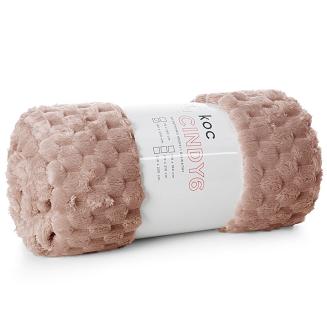 Koc narzuta CINDY6 150x200 Design91 beżowy