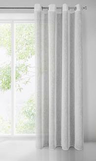 Firana gotowa na przelotkach ALICJA 140x250 Eurofirany stalowy