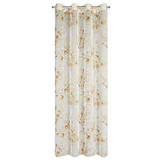 Zasłona gotowa na przelotkach AVA 140x250 Eurofirany beżowy