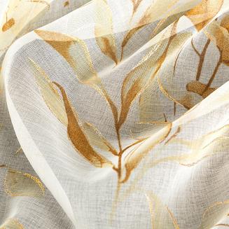 Zasłona gotowa na przelotkach AVA 140x250 Eurofirany beżowy