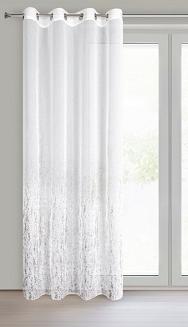 Firana gotowa na przelotkach OLIVIA 140x250 Eurofirany biały