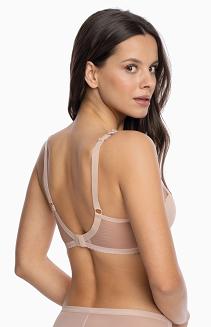Biustonosz GAIA Semi-soft Hera 1124 półusztywniany perłowy