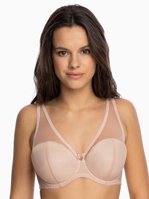 Biustonosz GAIA Semi-soft Hera 1124 półusztywniany perłowy