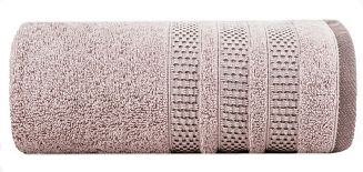 Ręcznik bawełniany NASTIA 70x140 Eurofirany pudrowy