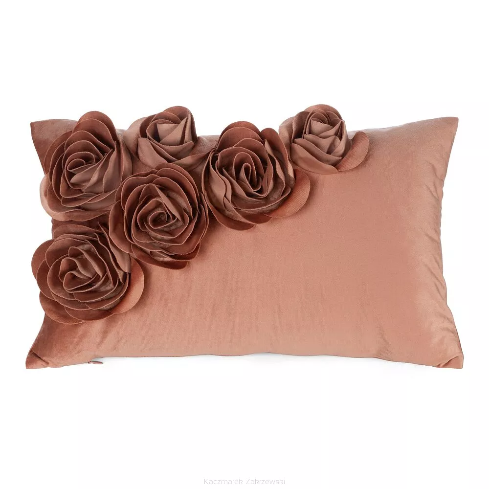 Poszewka dekoracyjna FLORES 30x50 Eurofirany rudy