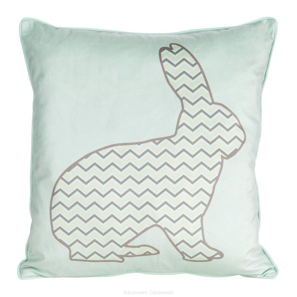 Poszewka dekoracyjna WIOSNA 45x45 Eurofirany miętowy