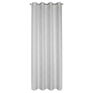 Zasłona gotowa na przelotkach ALETA 135x250 Eurofirany srebrny