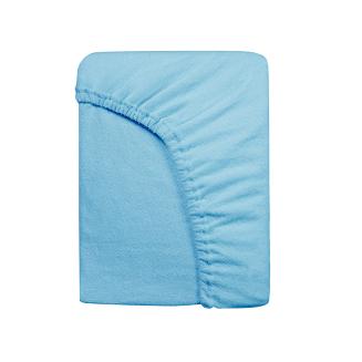 Prześcieradło frotte z gumką 120x200 Darymex niebieski