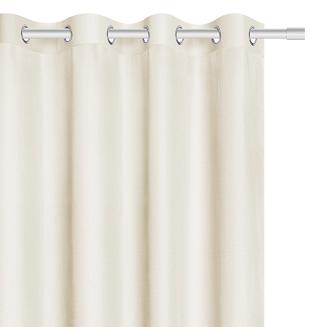 kremowa zasłona gotowa 140x250 viva